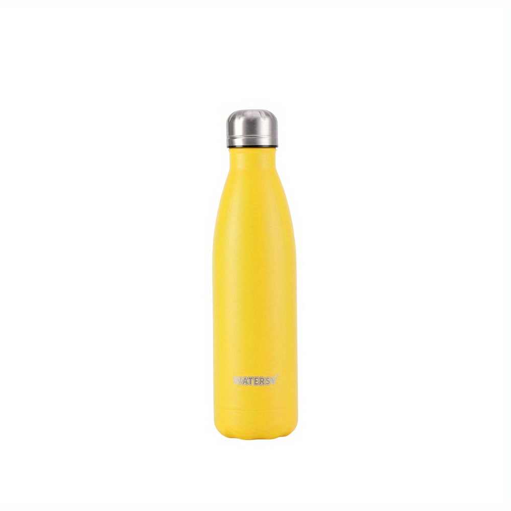 Insulated Stainless Steel Water Bottle Yellow 750 ml Thermo 9811