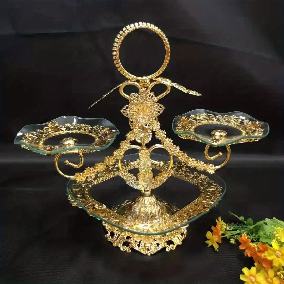 Fruit Tray, Cake Tray, Three Layer Fruit Tray, Fruit Display Stand