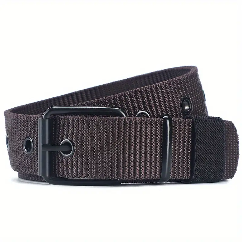 Breathable Nylon Fabric Belt Student Youth Belt Pin Buckle