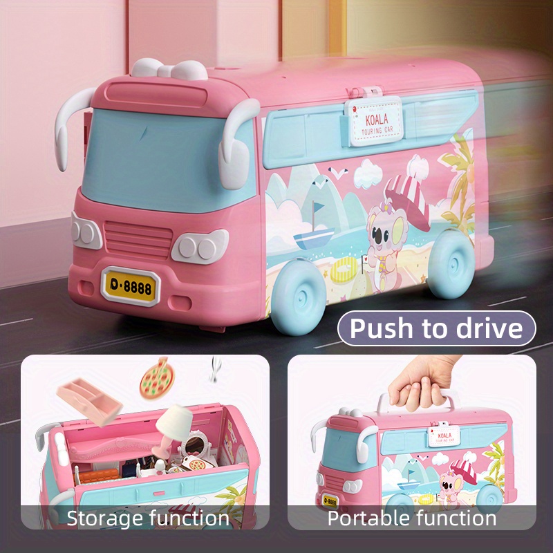 Portable Camper Van Rv Toy Set Role playing Scene Toy Small - Temu