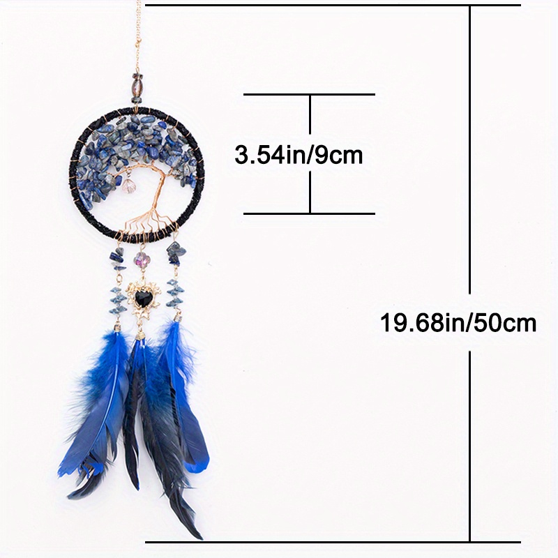 Hand Woven Feather Dream Catcher Car Hanging Gantung Kereta 捕梦网吊饰