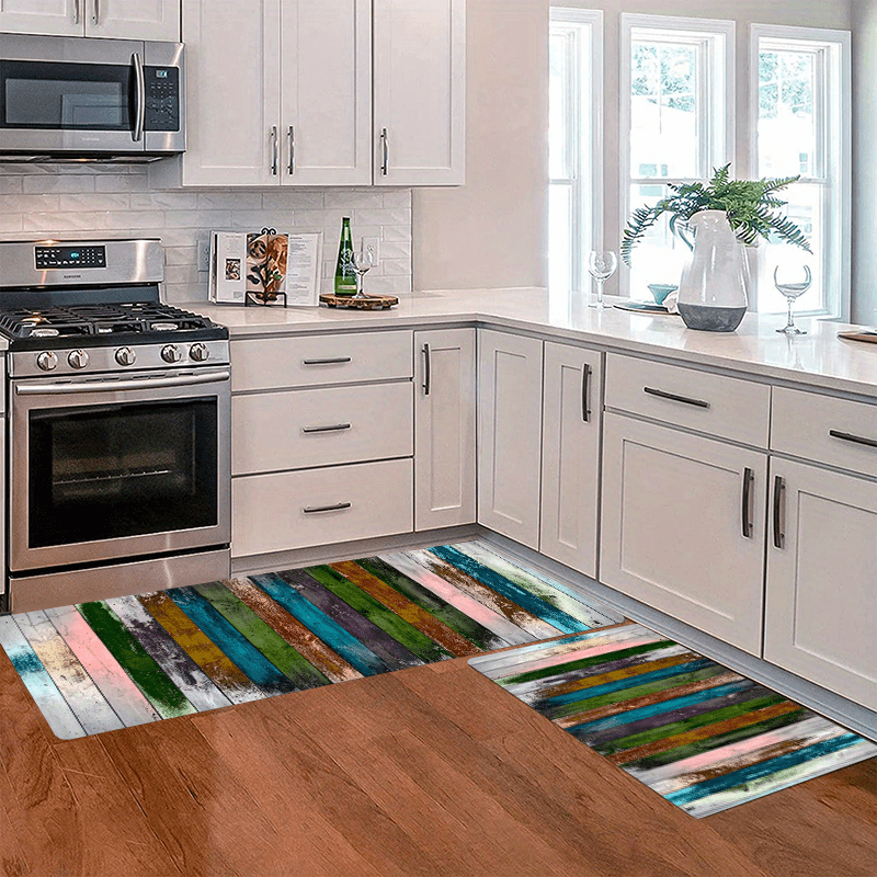 Colorful Kitchen Rug, Non-slip Kitchen Mat Waterproof Kitchen Rugs Runner  Cushioned Kitchen Floor Mat Carpet Comfort Standing Mats - Temu