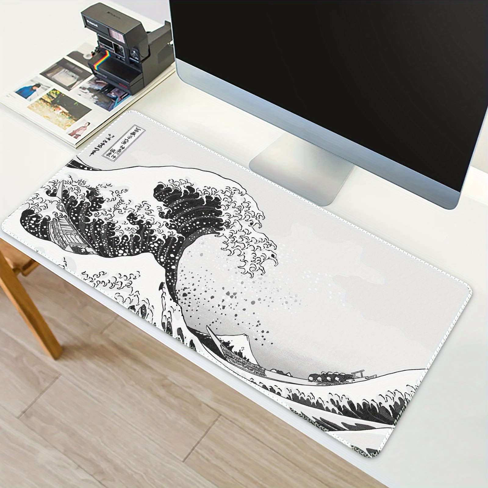 Tapis de souris -Japon la grande vague de Kanagawa Art tapis de