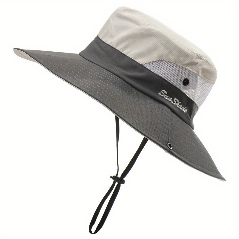 Sonducket Hombres pesca Camping cubo sombrero pescador gorra hombre Color  sólido transpirable verano Sonducket AP012749-04