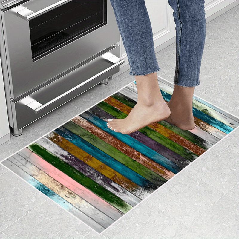 Soft Kitchen Rug Cushioned Anti fatigue Kitchen Rug Cartoon - Temu