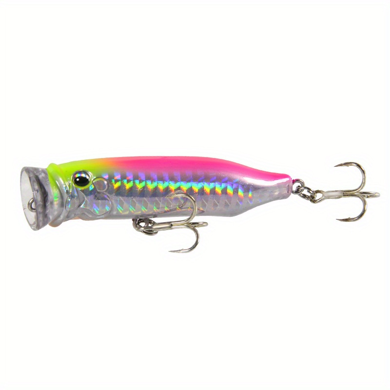 Lifelike Popper Fishing Lure Bass Trout Artificial Bionic - Temu