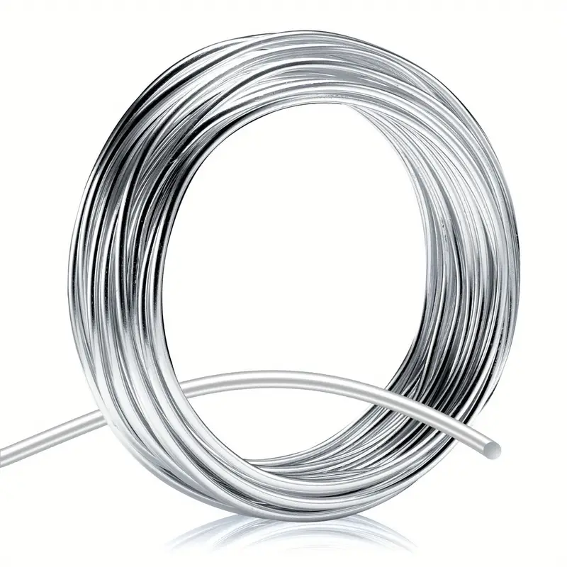 9 Gauge Silver Aluminum Craft Wire Perfect For Diy Jewelry - Temu