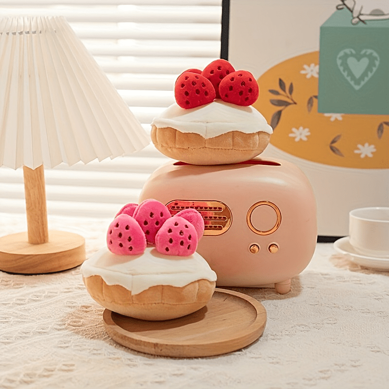 Strawberry Cake Emotional Support Plush Stuffed Toy Mini - Temu