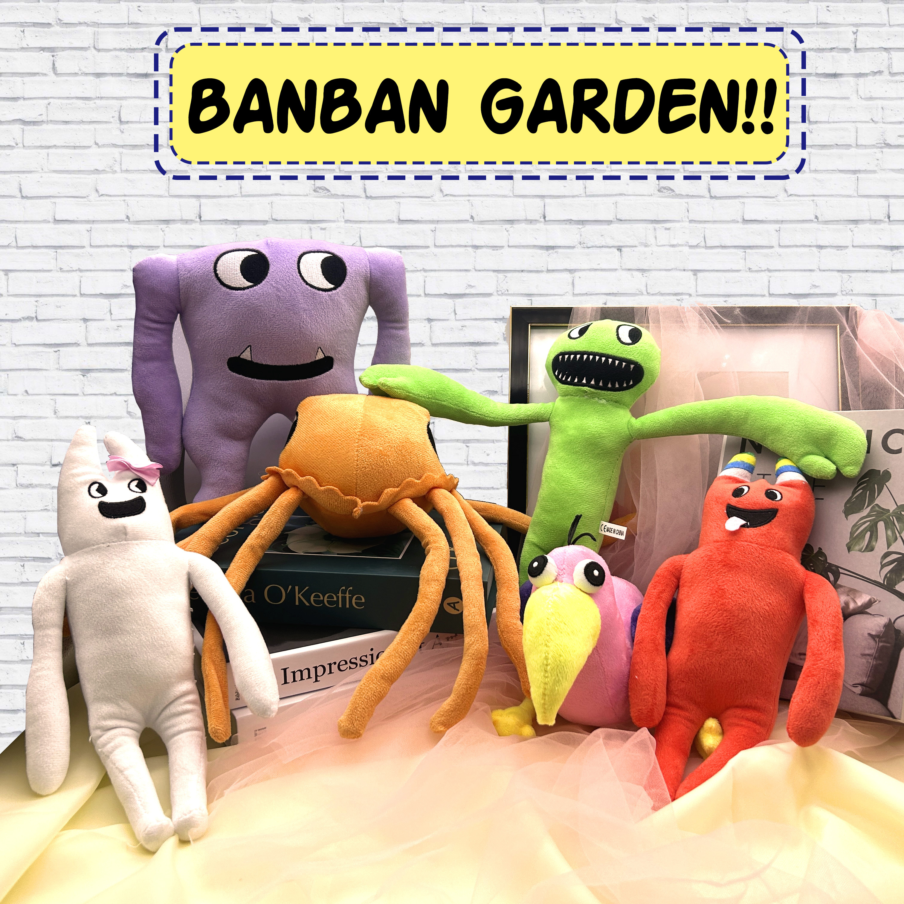 Garten of Banban Class Garden Game Doll Monster Plush Toys Black