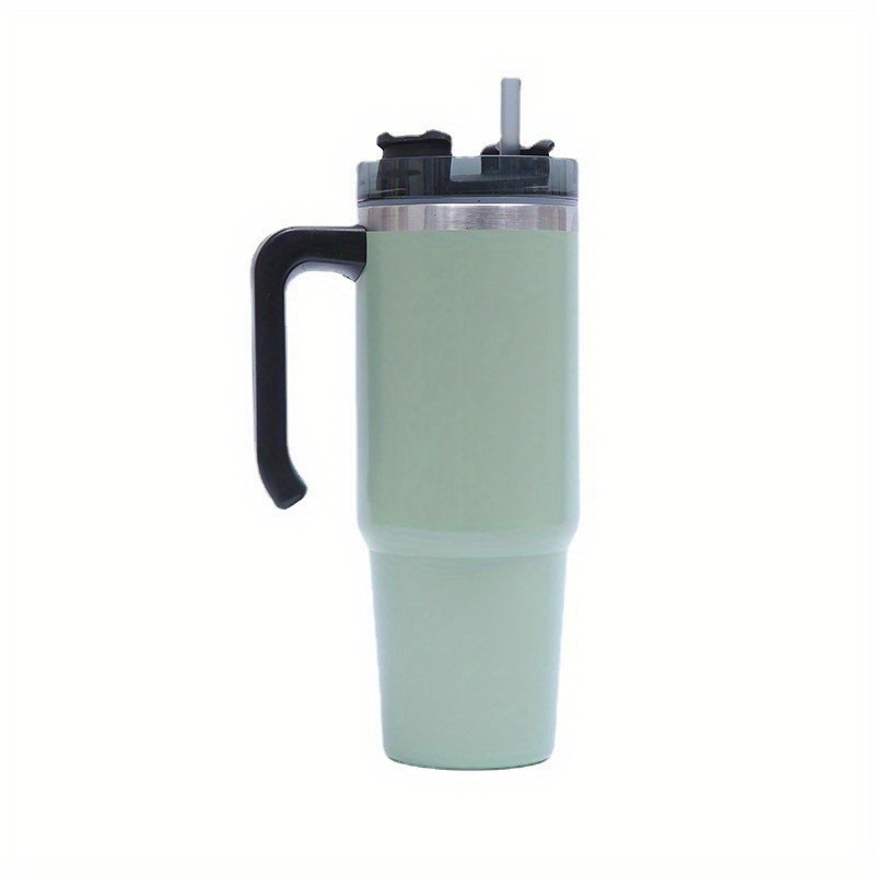 1pc, Stanly Cup With Lid And Straw, 40oz/1200ml Heavy Duty Water