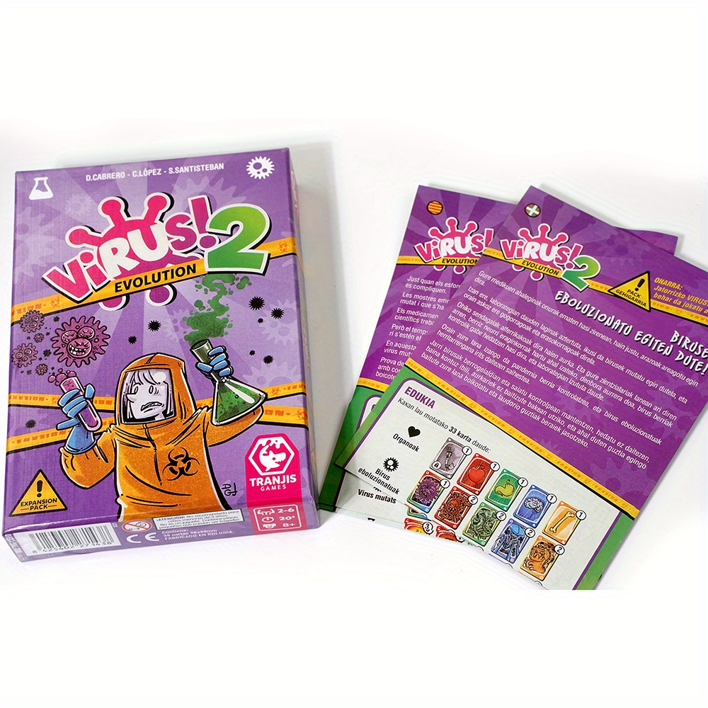 Virus Card Game The Contagiously Fun Card Game Spanish Version Virus 2
