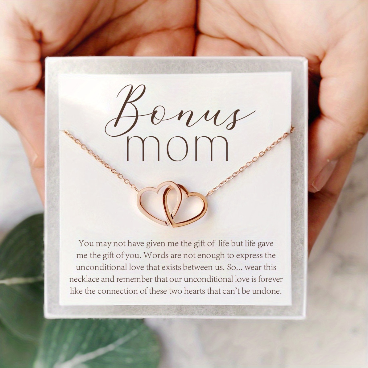 Bonus Mom Gift - Present for Stepmom, Bonus Mom, Second Mom, Unbiological Mom, or Other Mom - Great for Mother's Day, Christmas, Her Birthday, or As