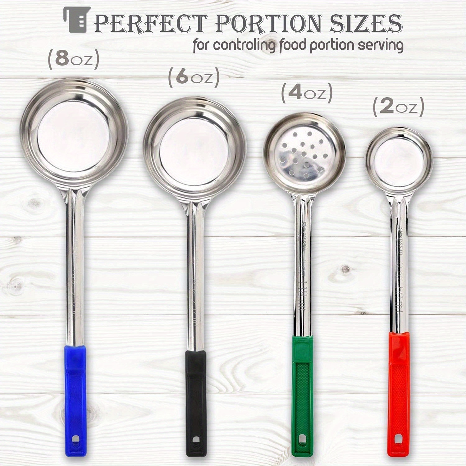 Portion Control Serving Spoon Portion Control Spoons - Temu