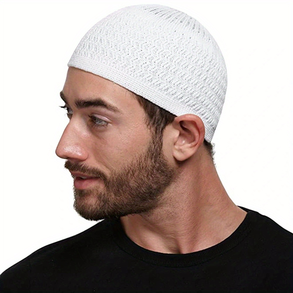 Kufi Hats For Men Knit Kufi Breathable Stretchy Skull Helmet Beanie Hat For  Men Women Muslim In Cool Designs Ideal Choice For Gifts, Check Out Today's  Deals Now