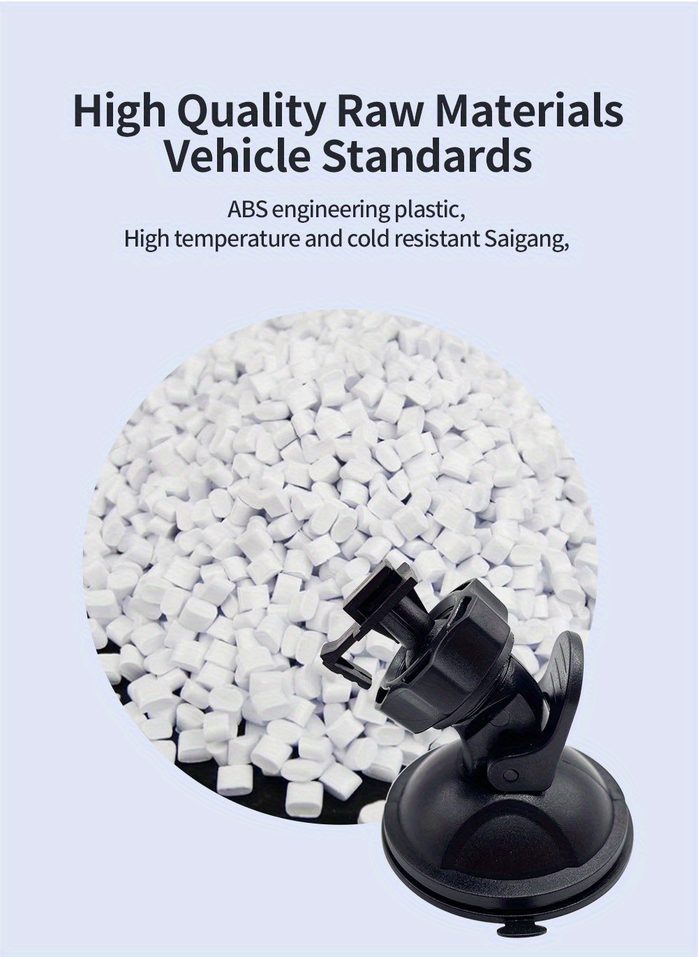 Support Ventouse Auto Pour Caméra - Fixation Monopode Universelle Pour Action Cam Et Appareils Légers - Homeet