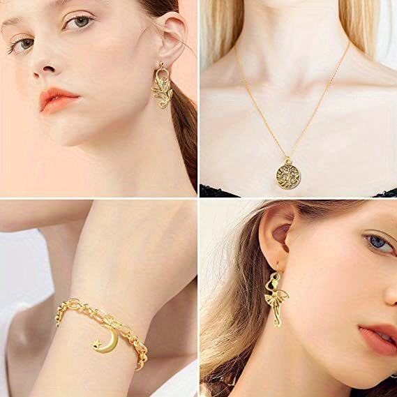 14K Gold Filled Hour Hand Charm Connector Pendant For Bracelet Necklace  Earring DIY Jewelry Tarnish Resistant Jewelry Findings - AliExpress