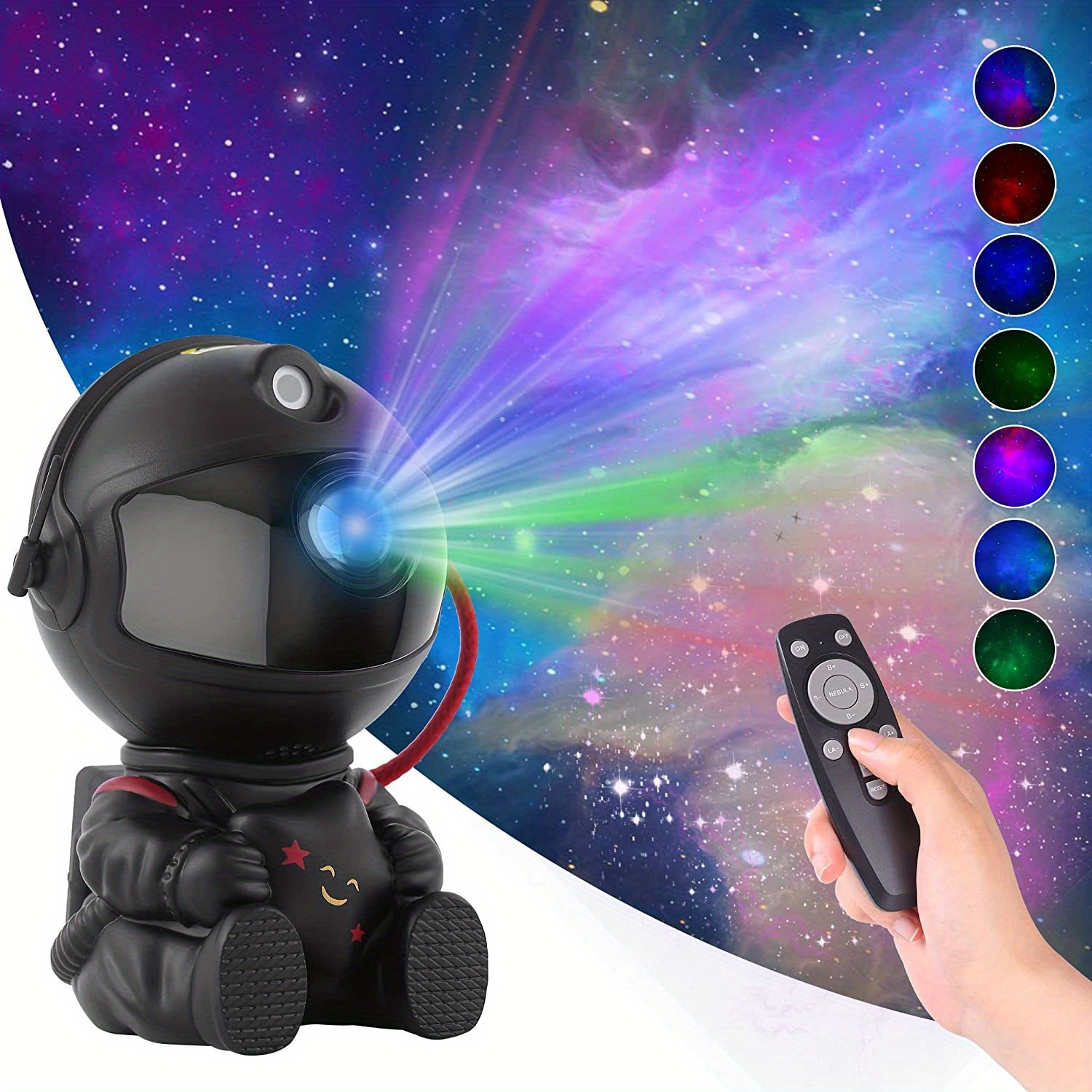 Astronaut Projector Galaxy Starry Sky Night Light Ocean Star LED Lamp  Remote US