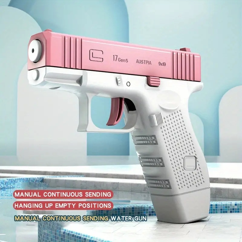 Glock Electric Water Toy Gun Blaster Pistol High Capacity Airsoft Summer  Toys Swimming Outdoor Game Weapon Pistola for Kids