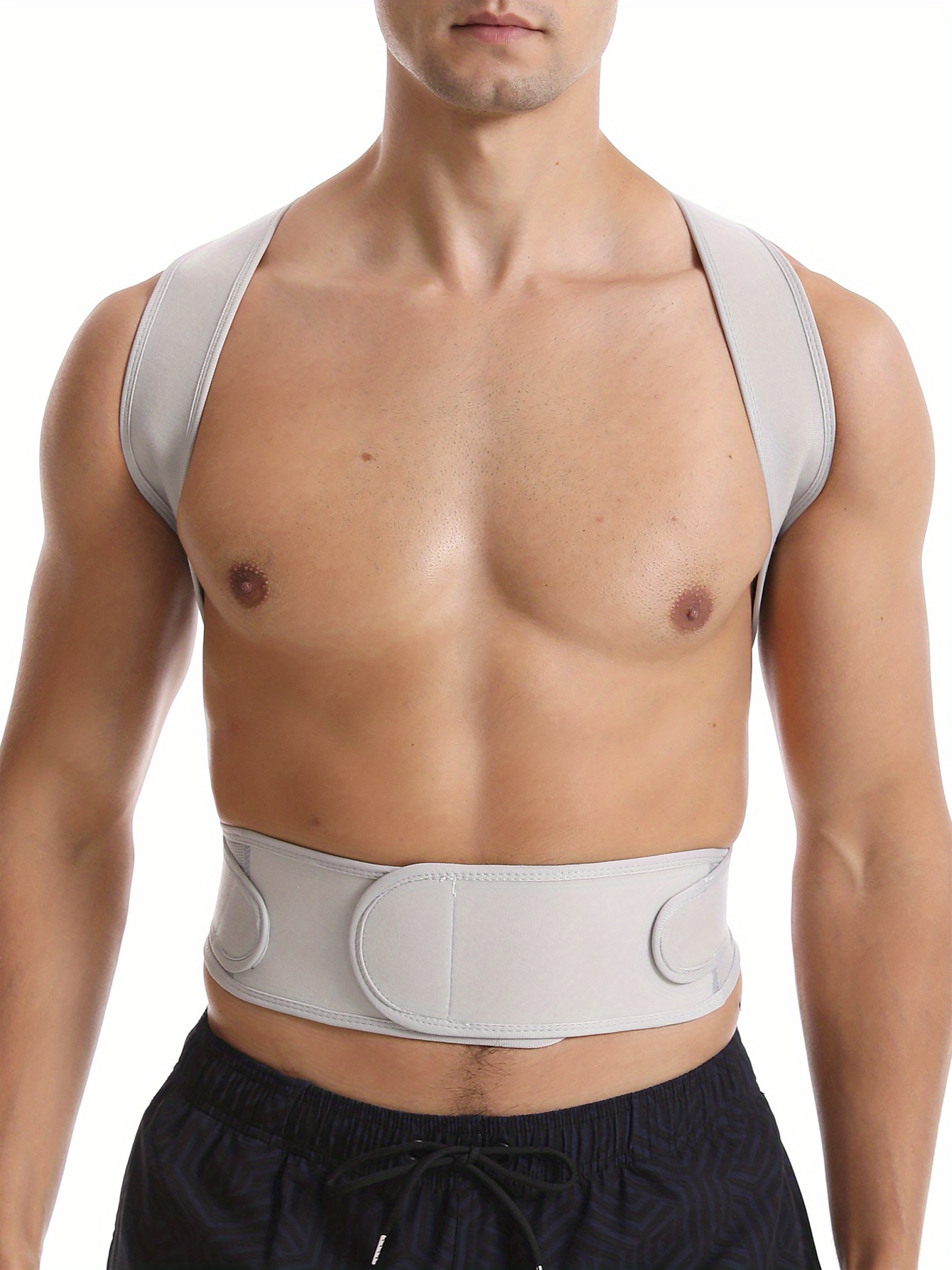 1pc posture corrector back posture brace for men women clavicle support stop slouching and hunching adjustable back trainer details 8