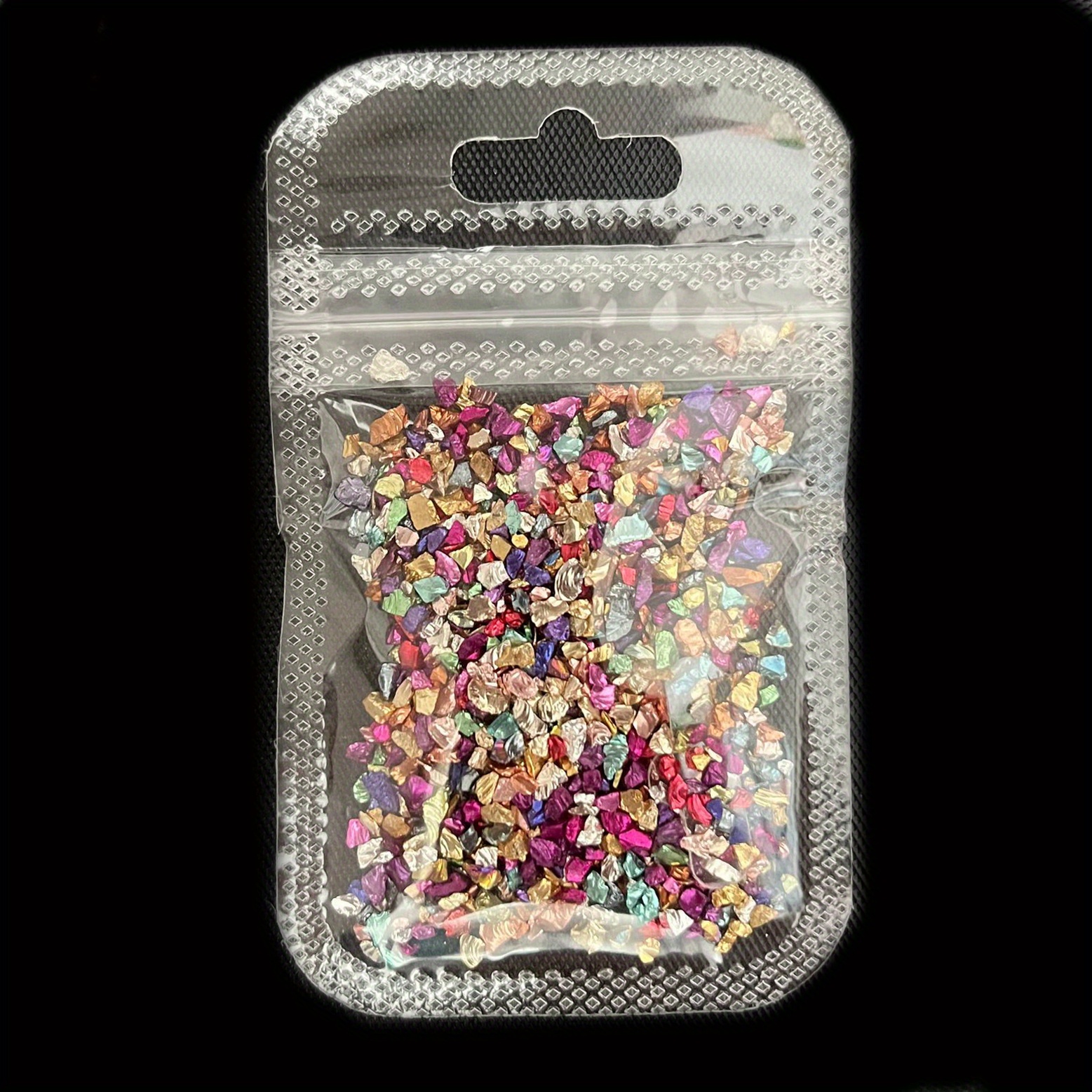 Crushed Glass Craft Glitter For Resin Irregular Metallic - Temu