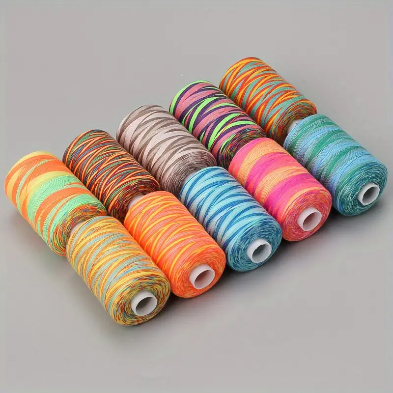 Diy Bobbins Sewing Thread Multiple Colour Polyester Thread - Temu