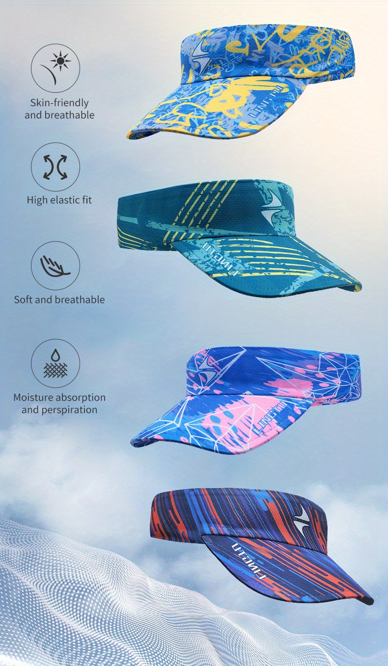 Foldable Sun Visor Hats Quick Drying Sports Uv - Temu