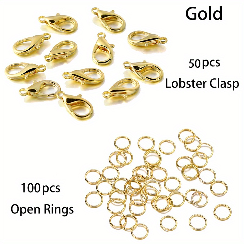 50 Pcs Braclet Kit Clasps For Jewelry Making Swivel Clasp Bracelet Clasps  Mini Lobster Clasp Jewelry Making Clasps