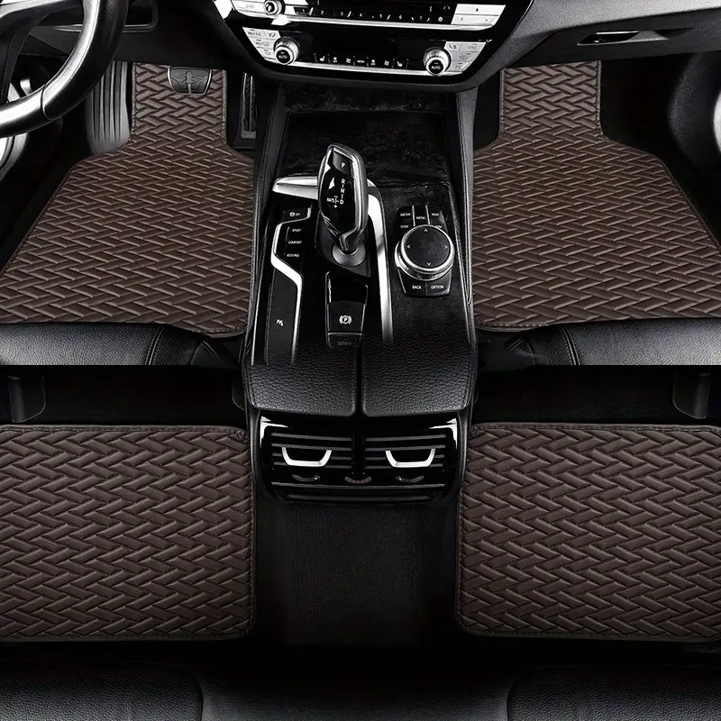 Universal Fit Car Floor Mats Waterproof Front Rear Full Set - Temu