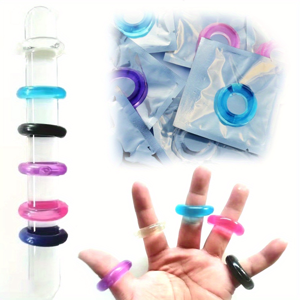 Soft Silicone Sleeve Cock Ring Set, Men's y Cockring, Extender