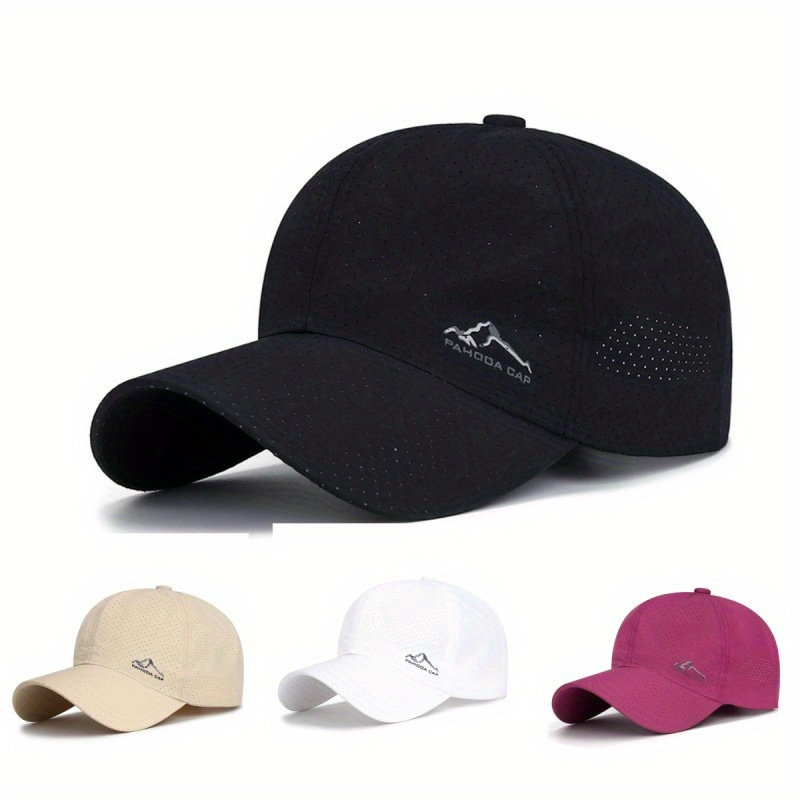 Summer Baseball Cap Men Women Quick Drying Hats Breathable - Temu ...