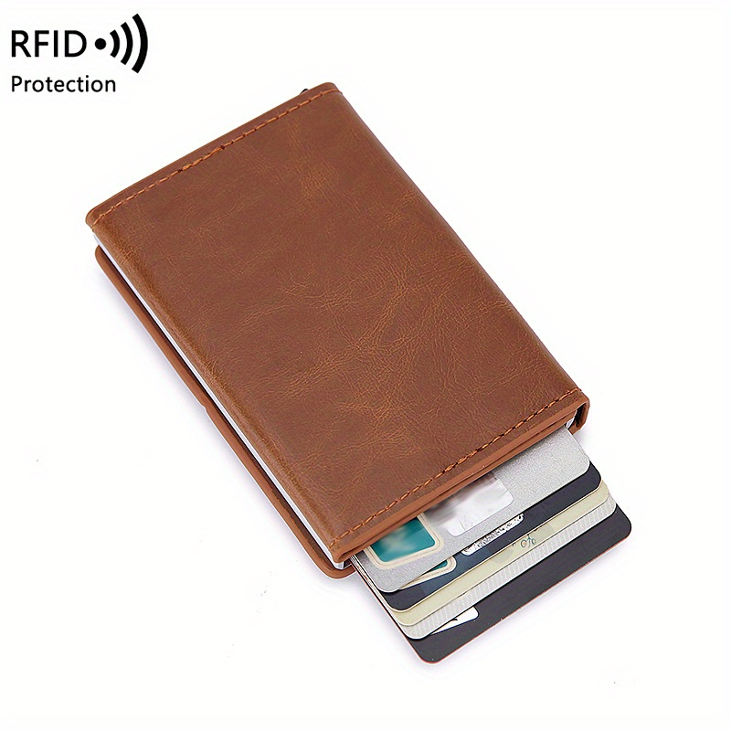 Portafoglio Porta Carte Di Credito Con Blocco RFID Per Uomo - Temu Italy