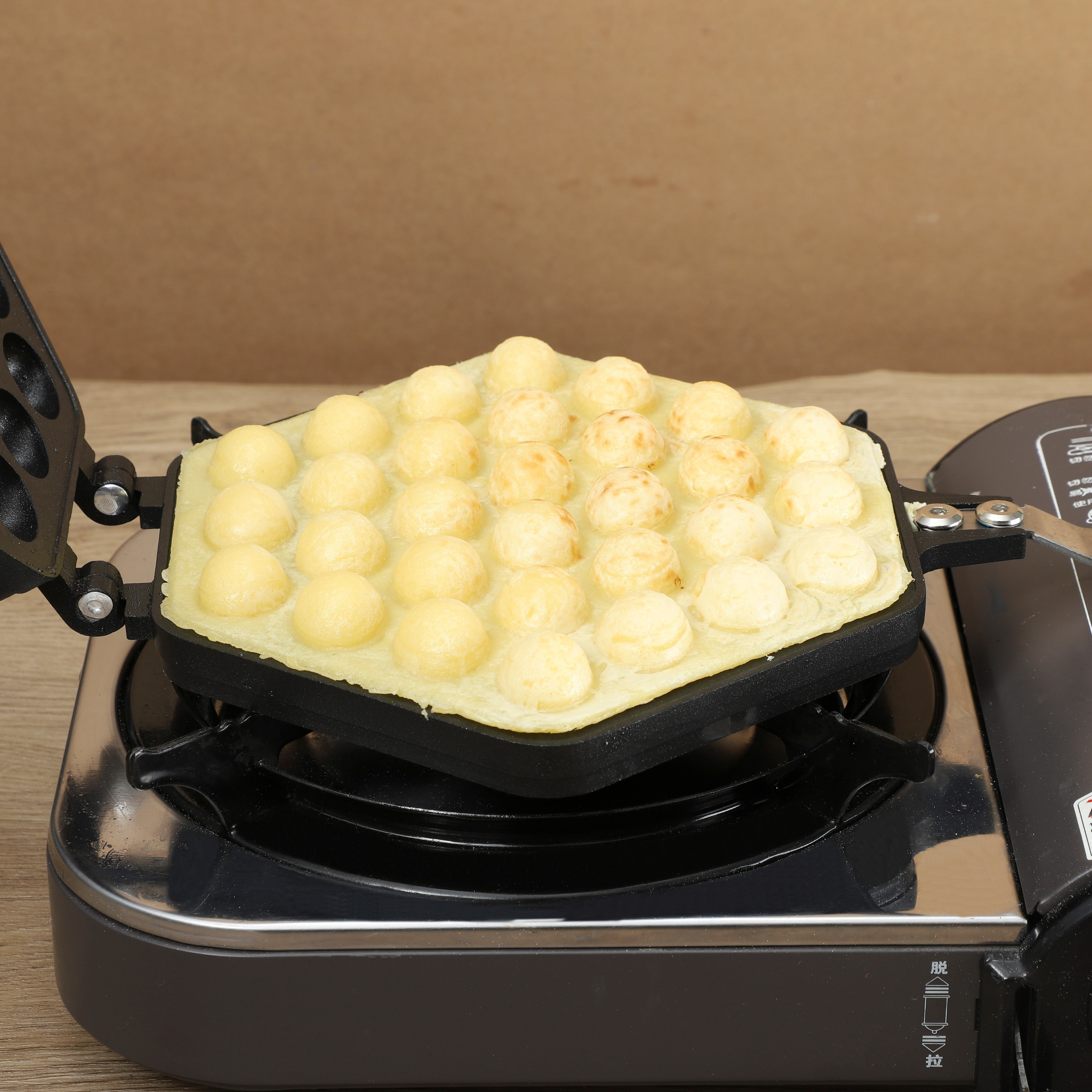 Non stick Hong Kong Style Egg Waffle Maker Double - Temu