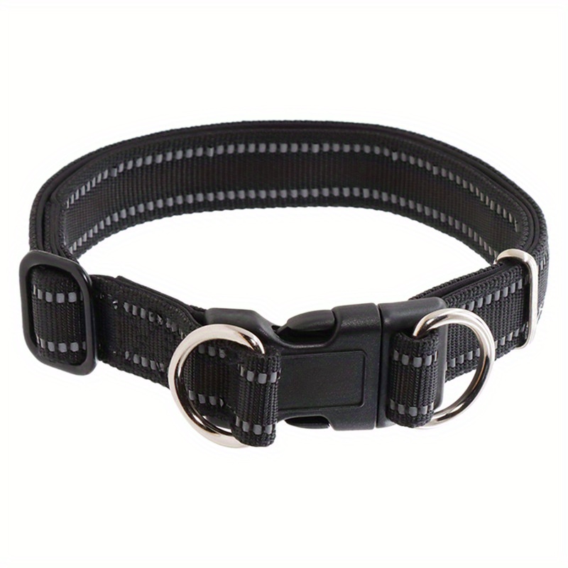 Black Nylon Pet Collar