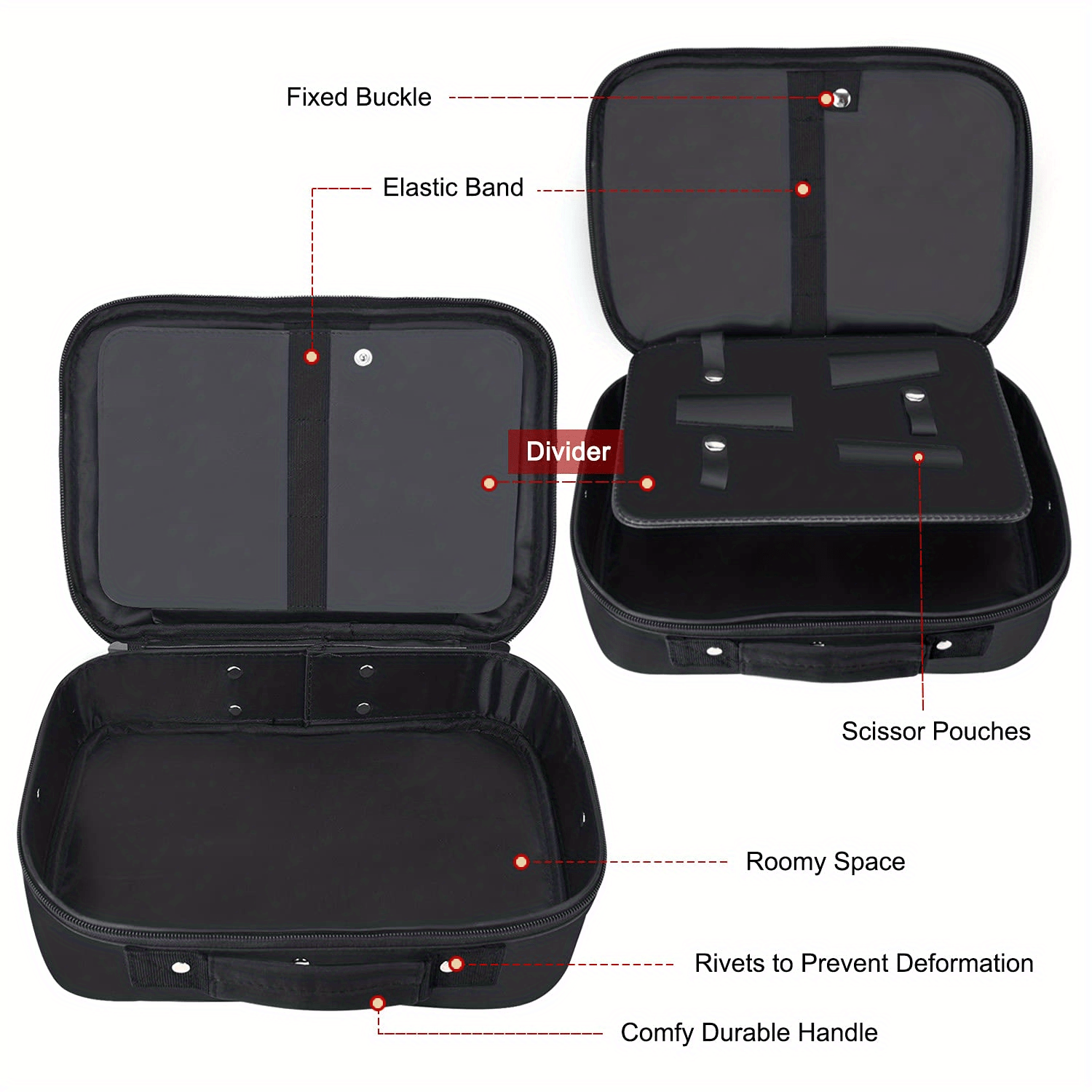 Borsa da parrucchiere BARBERTOP borsa da parrucchiere borsa da parrucchiere  borsa da barbiere con tracolla borsa da viaggio ad alta capacità -  AliExpress