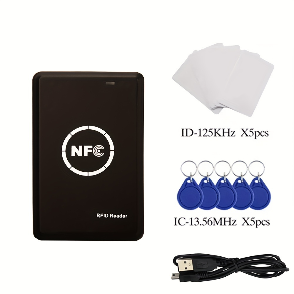 Portable 125khz Id Rfid Card Duplicator Cloner Reader Tk4100 Em4100 Rfid  Duplicators Cloners avec 2pcs Copier Cartes / Porte-clés