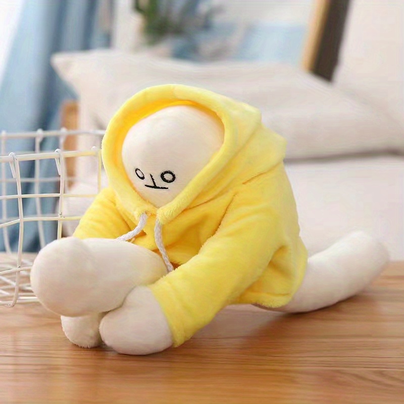 Helegesong Plush Banana Man Toy Stuffed Doll with Magnet Funny Man Doll  Decompre