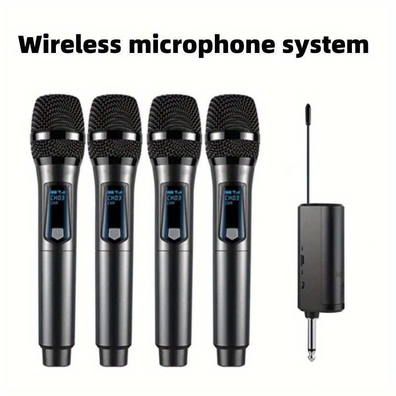 Micro HD Portable, Avec Microphone Sans Fil Indicateur, Pour Chanter KTV 