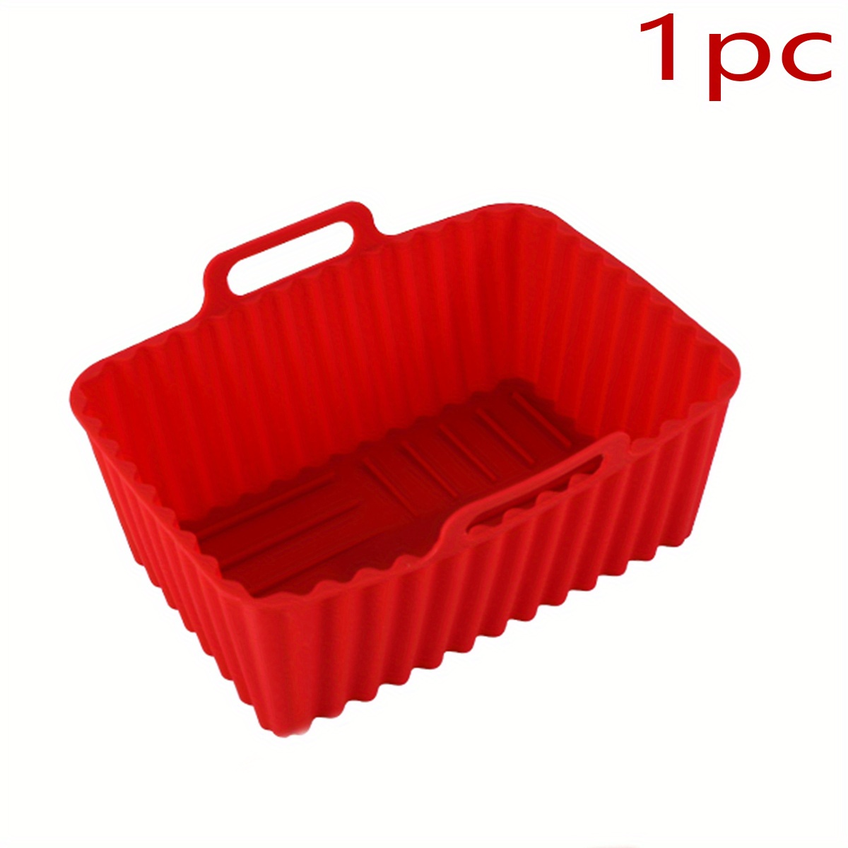 3pcs Silicone Liner For Air Fryer Reusable Food Safe Non-stick Baking Pan
