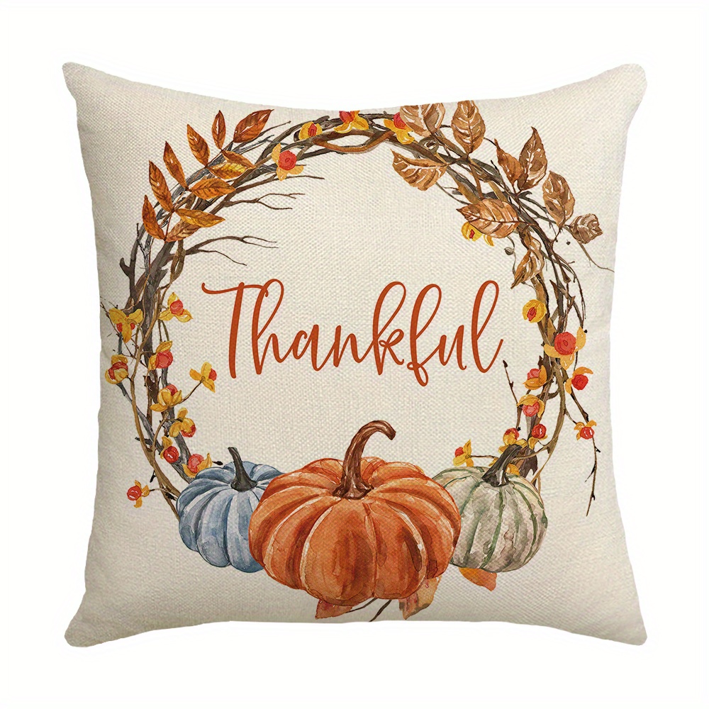 Fall Pumpkin Decorative Throw Pillow Covers Add A Touch Of - Temu