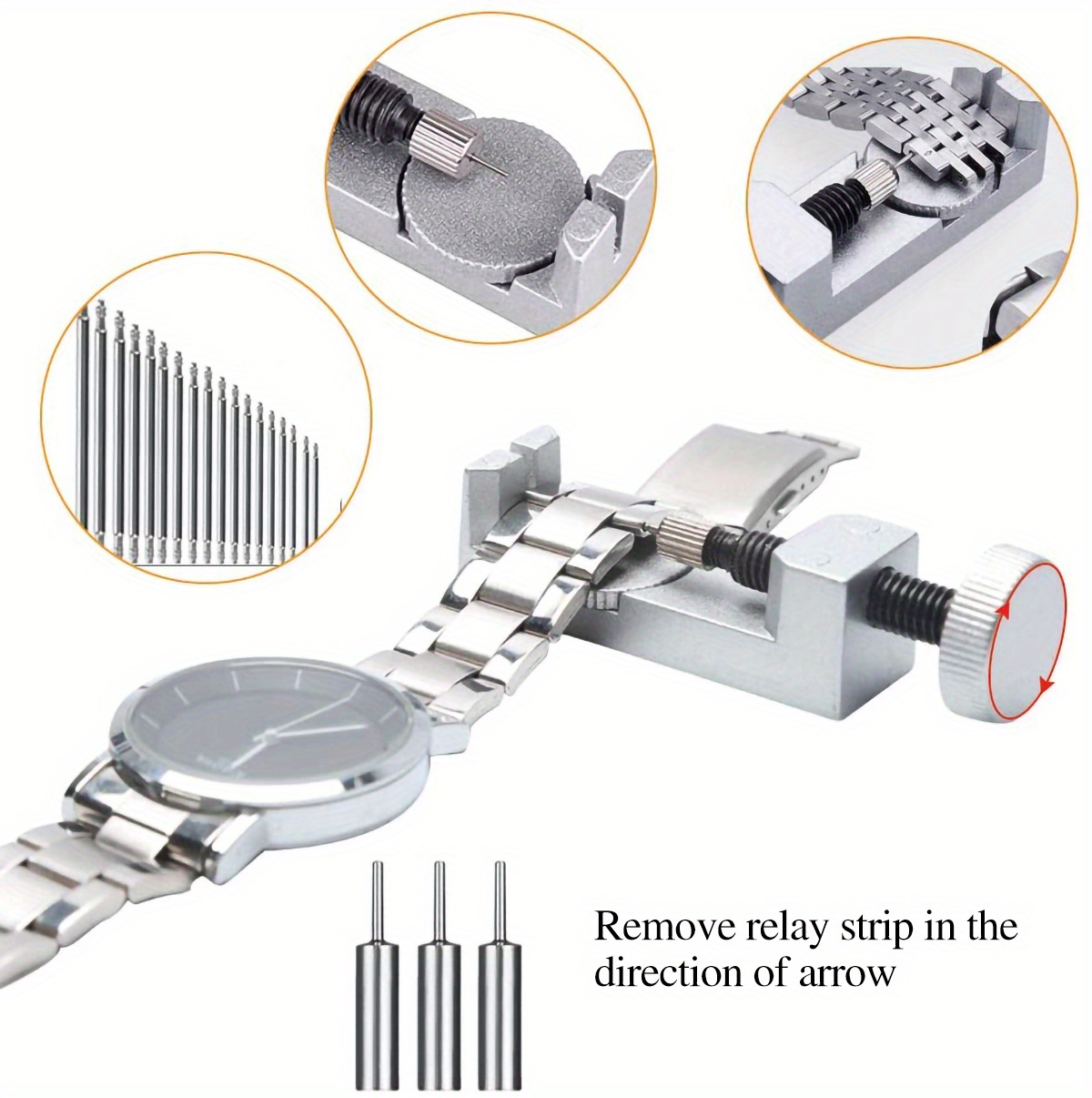 Watch Repair Kit Professional Watch Battery Replacement Tool Temu