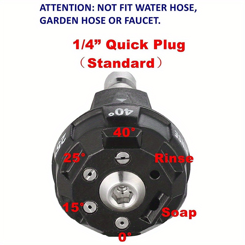 Pressure Washer Nozzle 1 Quick Change Adjustable ( ) Plug Temu