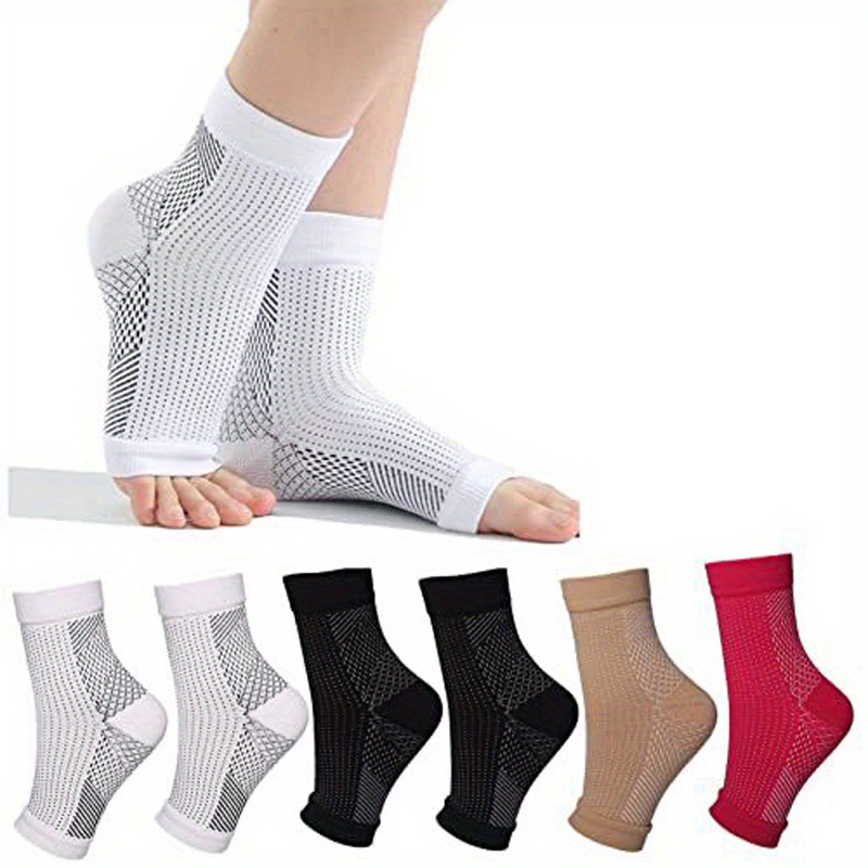 Compression Ankle Support Sleeve Sport Running Cycling Yoga - Temu