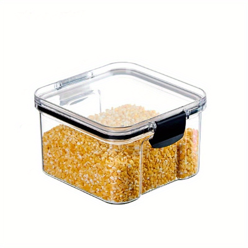 Food Container With Lid Candy Jars With Lids Square Plastic - Temu