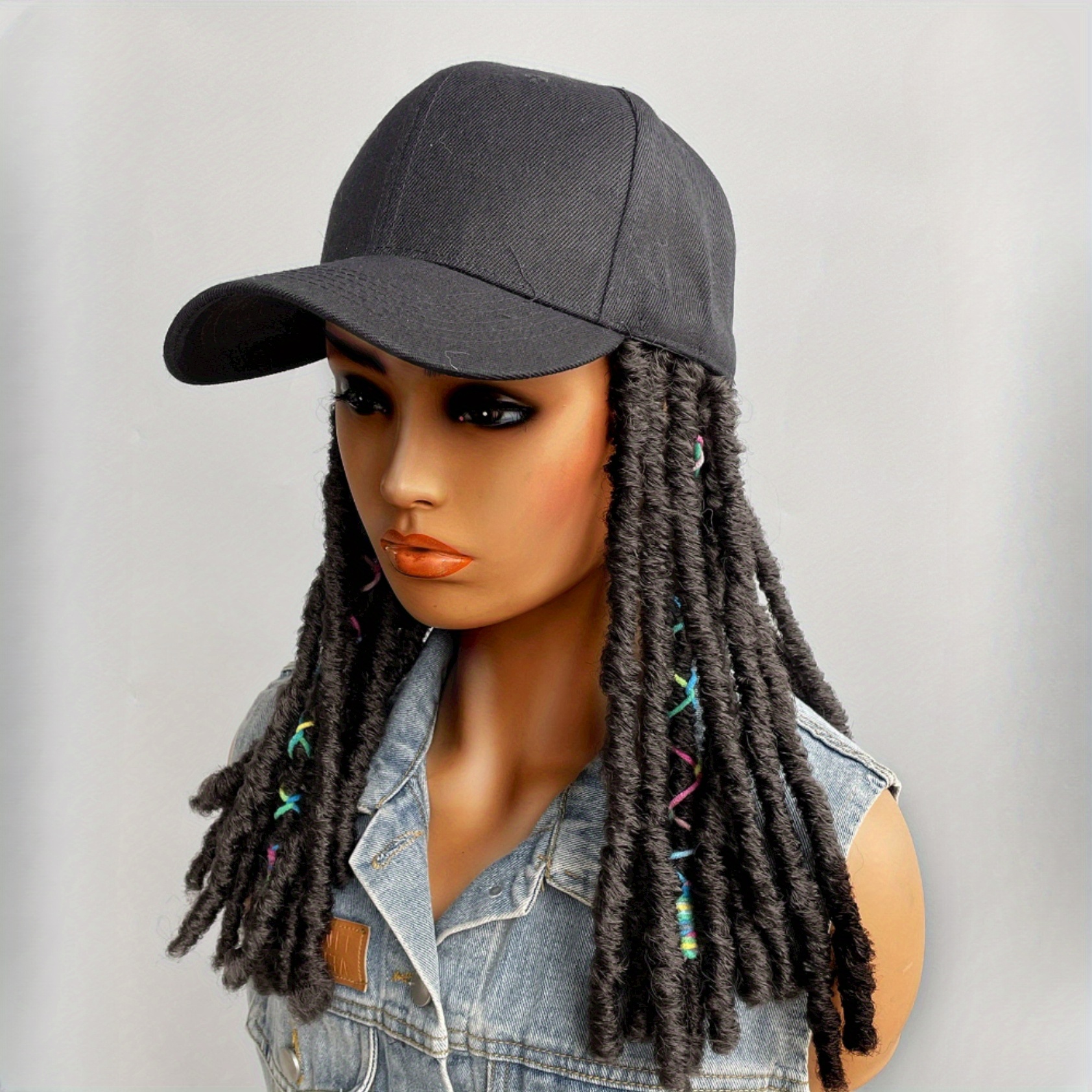 Afro Dreadlock Baseball Cap Hat Wigs Men Women Hollow Braid Temu Canada