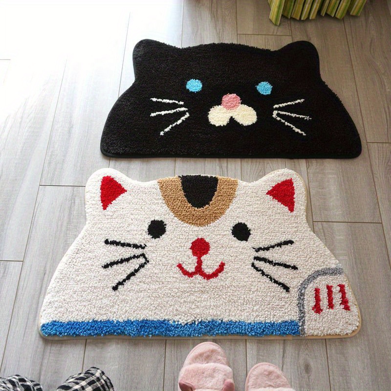 Magic Cute Cat Printed Area Rug Washable Welcome Mat Non-slip Floor Rug Mat  Perfect For Home, Living Room, Kitchen, Bedroom, Farmhouse, Hallway,  Laundry Room Rug, - Temu