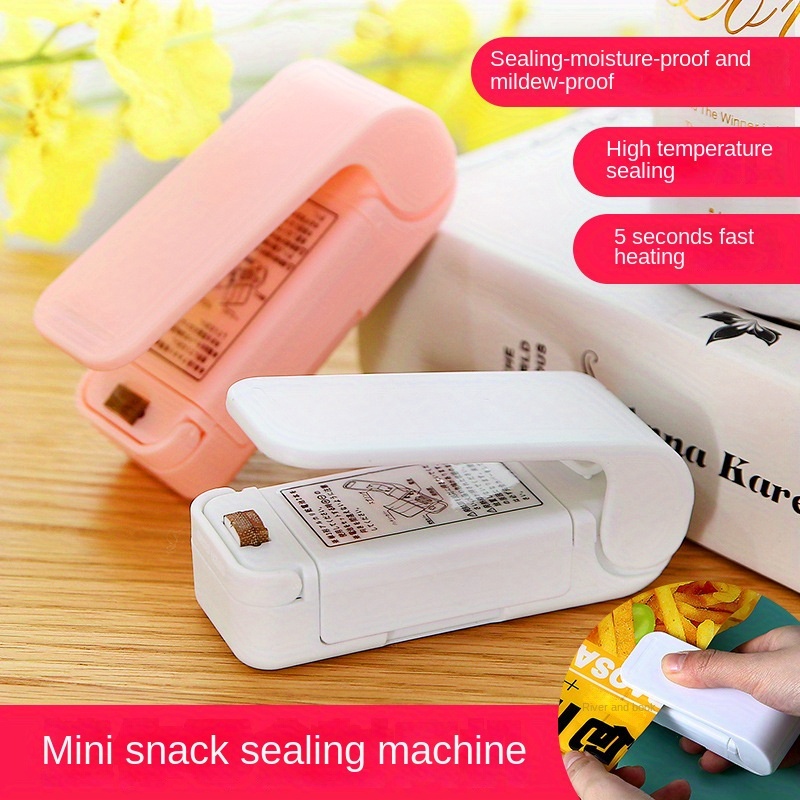 Mini Sealing Machine Snack Plastic Bag Sealer Hand Pressure Heat