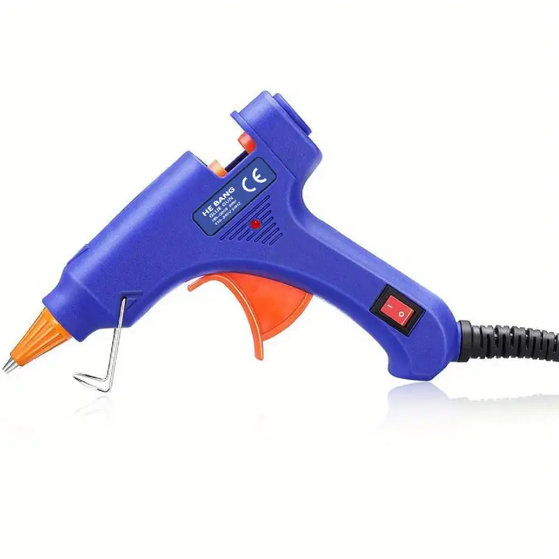 Assark Glue Gun, Mini Hot Glue Gun Kit with 30 Glue Sticks for School  Crafts DIY Arts Quick Home Repairs, 20W (Blue)