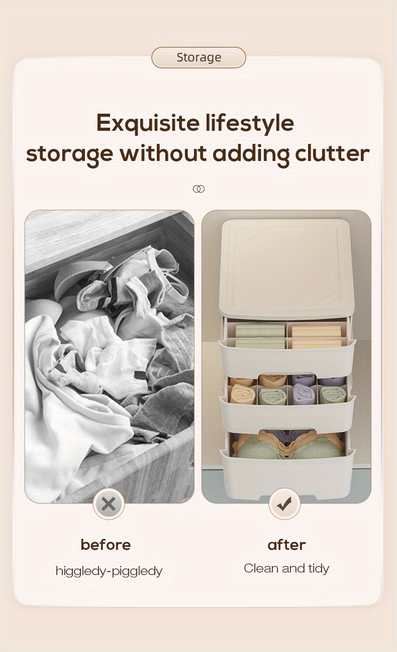 Stylish Convenient Underwear Storage Box Keep Undies Temu