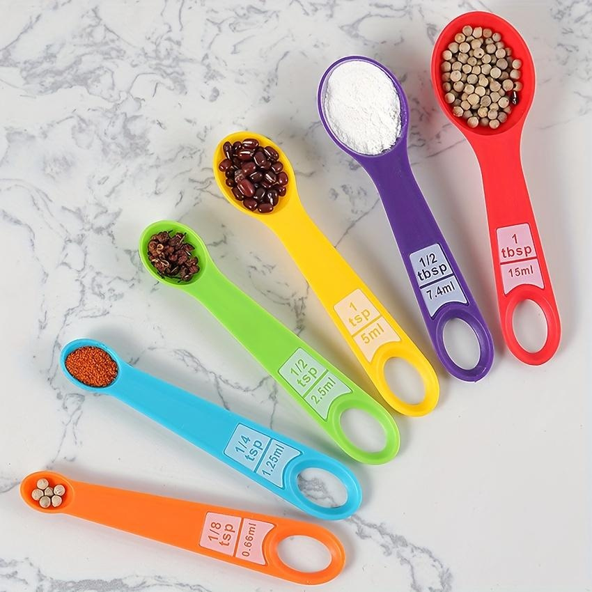 Plastic Measuring Spoons Measure Gram Cups Child Milk Powder Spice Measuring  Scoop Kitchen - Temu