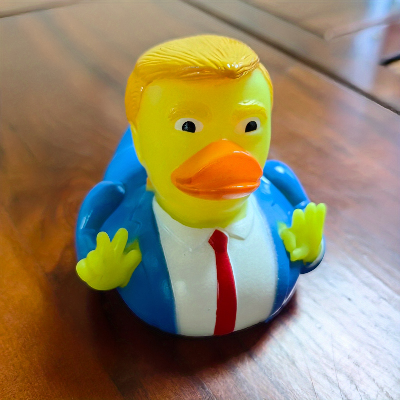 5PCS Trump Duck Squeak Bath Duck Baby Bath Toys Rubber Duck Funny Gift for  Kids 